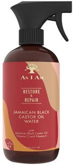 As I Am Jamaican Black Castor Oil Vegan Water with Ceramide and Vitamin C & E 473 ML