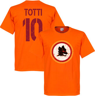 AS Roma Vintage Logo Totti T-Shirt - XL