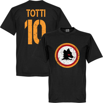 AS Roma Vintage Logo Totti T-Shirt - XXXL