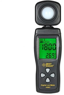 AS803 Digital Light Meter Verlichtingssterkte Tester Indoor Temperatuur Meet 200,000 Lux Luxmeter