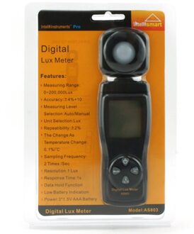 AS803 Luxmeter Digitale Lichtmeter Lux Meter Photometer Uv Meter Radiometer E7CB