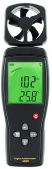 AS806 Draagbare Digitale Anemometer Wind Meter Met Thermometer Lcd Tegenlicht