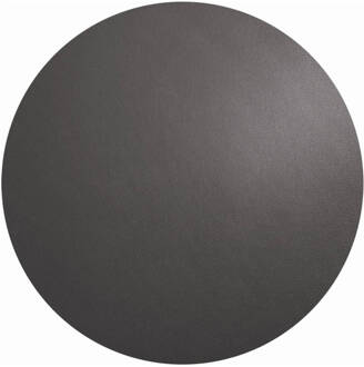 ASA Selection Asa - T Table Top Placemat Rond 38cm Basalt Leather Zwart