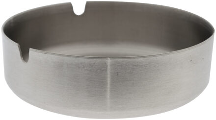 Asbak 10 cm RVS - Asbakken Zilverkleurig