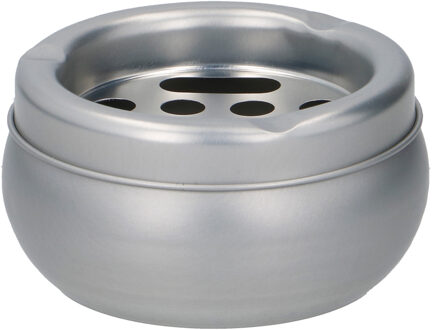 Asbak - Aluminium - 10 x 5,5 cm
