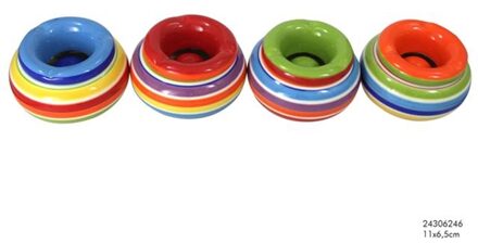 Asbak dolomite 11x6,5cm streep