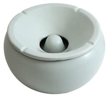 Asbak Marrakech - lichtgrijs - keramiek - D24 cm - sigaretten - tabak