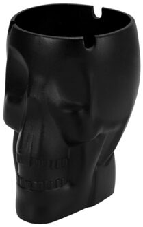 Asbak Vlamvertragende Asbak Aluminiumlegering Schedel Desktop Asbak Grappige Asbak Thuis Asbak zwart