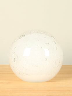 Asbestemming kristallen bol wit, 12 cm