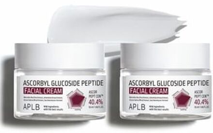 Ascorbyl Glucoside Peptide Facial Cream Set 55ml x 2 pcs