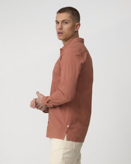 Ash casual overhemd met lange mouwen - maat L Bruin