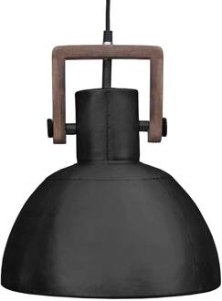 Ashby Single hanglamp Ø29cm zwart-zink bruin, zwart-zink