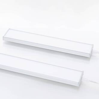 Ashtonis LED meubelverlichting, set van 3, 20 cm zilvergrijs