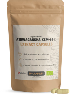 Ashwagandha KSM 66 - 60 Capsules