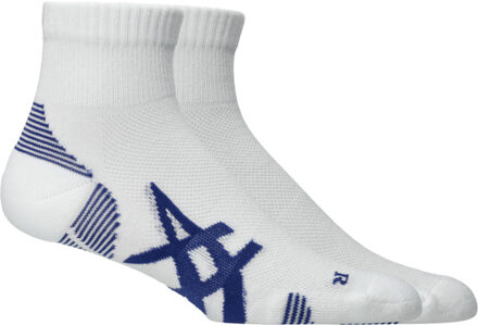 ASICS 2-Pack Cushion Run Quarter Sokken wit - 43-46