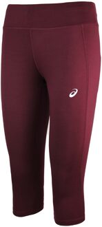 ASICS 3/4 dames legging bordeauxrood Bourgogne
