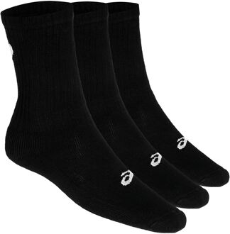 ASICS 3PPK Crew Sock 155204-0900, Unisex, Zwart, Sportsokken maat: 43-46 EU