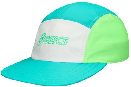 ASICS 5 Panel Cap Unisex-groen, beige - L/XL