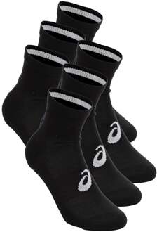 ASICS 6PPK Quarter Hardloopsokken Unisex-zwart - 35-38