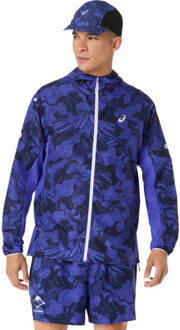 ASICS ASIC Fujitrail Packable Jack Heren donkerblauw - XL