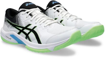 ASICS Beyond FF Indoorschoenen Heren wit - zwart - groen - 42 1/2