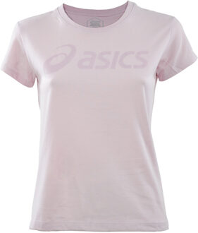 ASICS Big Logo Tee III - Dames Sport T-shirt Roze - XS