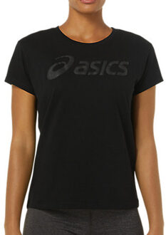ASICS Big Logo Tee III - Sports Shirts Dames Zwart - XS