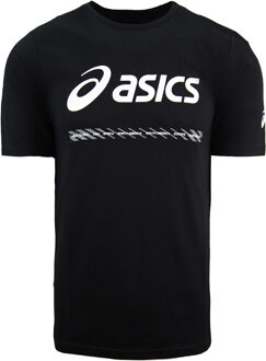 ASICS City SS Top 1 Tee 2033A085-001, Mannen, Zwart, T-shirt maat: S EU