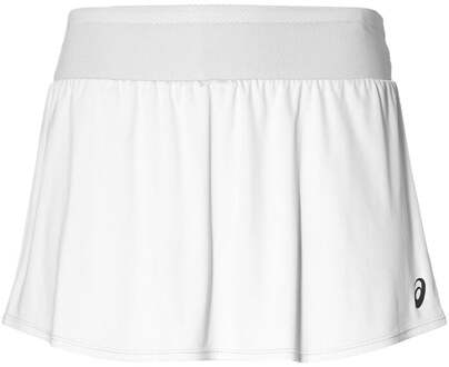 ASICS Club Rok Dames-Wit,Zwart - L