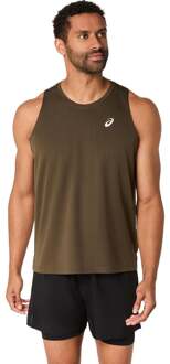 ASICS Core Hardloopshirt Heren bruin - S