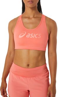 ASICS Core Logo Sport Beha Dames roze / oranje