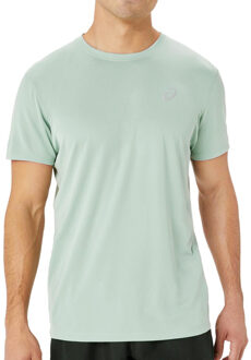 ASICS Core Short Sleeve Top - Blauw Sportshirt Heren - XL