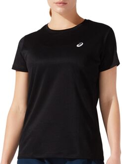 ASICS Core Short Sleeve Top - Zwart Sportshirt Dames - XS