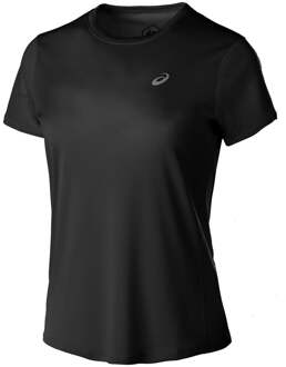 ASICS Core Short Sleeve Top - Zwart Sportshirt Dames - XS