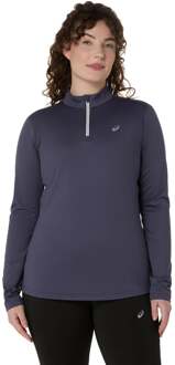 ASICS Core Winter 1/2 Zip Hardloopshirt Dames-Blaugrau - XS,M,L,XL