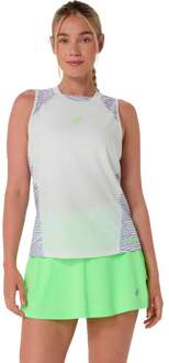 ASICS Court All Over Print Tanktop Dames crème - S