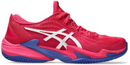 ASICS Court FF 3 Tennisschoenen Dames-Berry,Wit bes - 38