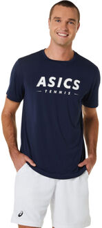 ASICS Court GPX Tee T-shirt Heren donkerblauw - L