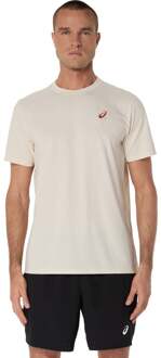 ASICS Court Graphic T-shirt Heren beige - M,XL