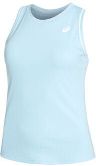 ASICS Court Piping Tanktop Dames licht blauw - wit - XL