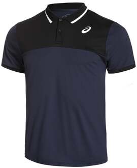 ASICS Court Polo Heren donkerblauw - L