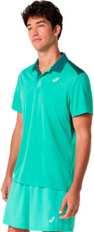 ASICS Court Polo Heren-groen - S