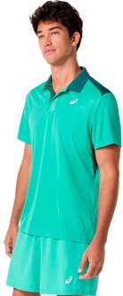 ASICS Court Polo Heren-groen - XXL