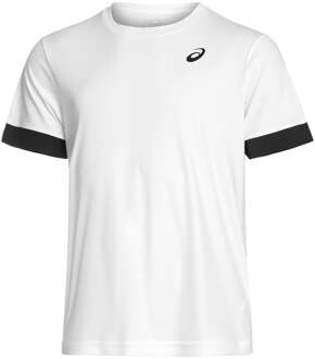 ASICS Court Shortsleeve Tee T-shirt Heren wit - XXL