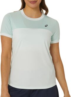 ASICS Court SS Shirt Dames lichtblauw - XL