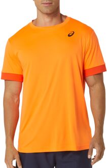 ASICS Court SS Shirt Heren oranje - L