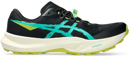 ASICS Fuji Lite 6 Trailschoen Heren-zwart, groen - 43.5