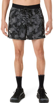 ASICS Fujitrail 5'' Short Heren zwart - 2XL