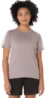 ASICS Fujitrail Elite Hardloopshirt Dames-grijs, beige - S,M,L