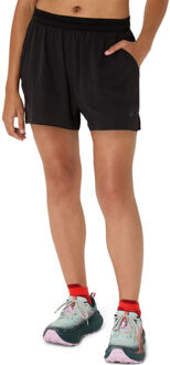 ASICS Fujitrail Elite Short Dames zwart - L